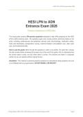 HESI LPN to ADN Entrance Exam 2026 &vert; 200 Practice Questions&vert; HESI iNET for LPN to RN Bridge Programs