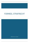 Samenvatting Formeel strafrecht &vert; UGent &vert; 2025&sol;26