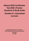 National EKG Certification Test 2026 &vert; Practice Questions & Study Guide