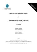 Test Bank for Juvenile Delinquency 9th Edition by Clemens Bartollas &vert; ISBN 978-0132987318 &vert; Juvenile Justice Exam Questions & Answers PDF