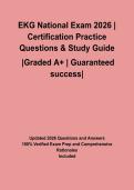EKG National Exam 2026 &vert; Certification Practice Questions & Study Guide