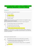 WGU C208 QUIZ 1 WITH 100&percnt; CORRECT AND VERIFIED ANSWERS &vert; LATEST UPDATE