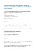 ATI Capstone Exam &vert; Latest Update 2026&sol;2027 &vert; Questions and Verified Answers with Rationales &vert; 100&percnt; Correct &vert; Complete NCLEX Nursing Study Guide