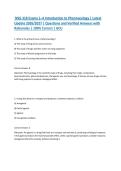 NSG 318 Exams 1&ndash;4 Introduction to Pharmacology &vert; Latest Update 2026&sol;2027 &vert; Questions and Verified Answers with Rationales &vert; 100&percnt; Correct &vert; GCU