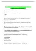 Wildland Firefighting Course S-190&sol;S-130 Exam Questions with Complete Answers Latest Graded A&plus;