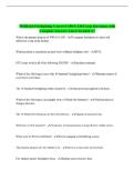 Wildland Firefighting Course S-190&sol;S-130 Exam Questions with Complete Answers Latest Graded A&plus;