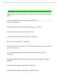 Woodshop Safety Exam Questions and Answers Latest Graded A&plus;