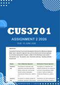 ESC3701 Assignment 2 2026 - Distinction &vert; Due 15 June 2026