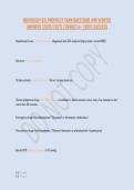 NEUROLOGY ICU PROPHECY EXAM QUESTIONS AND VERIFIED &NewLine;ANSWERS &lpar;2026&sol;2027&rpar; &vert; GRADED A&plus; &vert; 100&percnt; SUCCESS