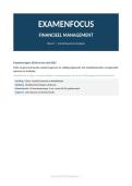Examenfocus Financieel Management &vert; UGent &vert; 2021-2025