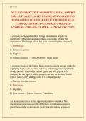 WGU D174 OBJECTIVE ASSESSMENT FINAL NEWEST &NewLine;2026 ACTUAL EXAM TEST BANK&vert; D174 MARKETING &NewLine;MANAGEMENT OA FINAL REVIEW WITH 250 REAL &NewLine;EXAM QUESTIONS AND CORRECT VERIFIED &NewLine;ANSWERS&sol; ALREADY GRADED A&plus; &lpar;MOST RECENT&excl;&excl;&rpar; 