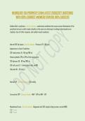 NEUROLOGY ICU PROPHECY EXAM LATEST 2026&vert;2027 QUESTIONS &NewLine;WITH 100&percnt; CORRECT ANSWERS VERIFIED 100&percnt; SUCCESS 