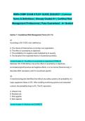 RIMS-CRMP BUNDLED EXAM 2026&sol;2027 &vert; Complete Solutions &vert; Risk Management Certification &vert; Questions & Verified Answers &vert; Pass Guaranteed - A&plus; Graded