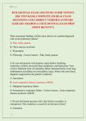 HCR 240 FINAL EXAM AND STUDY GUIDE NEWEST &NewLine;2026 TEST BANK&vert; COMPLETE 650 REAL EXAM &NewLine;QUESTIONS AND CORRECT VERIFIED ANSWERS&sol; &NewLine;ALREADY GRADED A&plus;&vert; HCR 240 FINAL EXAM PREP &NewLine;&lpar;MOST RECENT&excl;&excl;&rpar; 
