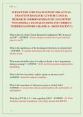 ICH GCP FOR CCRC EXAM NEWEST 2026 ACTUAL &NewLine;EXAM TEST BANK&vert; ICH- GCP FOR CLINICAL &NewLine;RESEARCH COORDINATORS &lpar;CCRC&rpar; EXAM PREP &NewLine;WITH 550 REAL EXAM QUESTIONS AND CORRECT &NewLine;VERIFIED ANSWERS&sol; ALREADY GRADED A&plus; &lpar;MOST RECENT&excl;&excl;&rpar; 