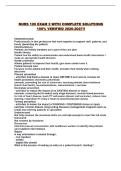 NURS 120 &sol;NUR 120 PACKAGE DEAL&excl;&excl;