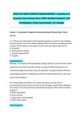 APEA 3P HIGH STAKES EXAM 2026&sol;2027 &vert; Questions & Answers from Actual Test &vert; 100&percnt; Verified Answers &vert; NP Certification &vert; Pass Guaranteed - A&plus; Graded&NewLine;&NewLine;