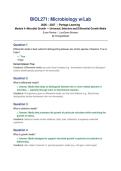 BIOL 271 Microbiology w&sol; Lab  Module 4 Exam Review 2026 - 2027 &vert; LockDown Browser &vert; Portage Learning