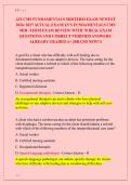 ATI CMS FUNDAMENTALS MIDTERM EXAM NEWEST &NewLine;2026&sol; 2027 ACTUAL EXAM&vert; LVN FUNDAMENTALS CMS &NewLine;MID -TERM EXAM REVIEW WITH 70 REAL EXAM &NewLine;QUESTIONS AND CORRECT VERIFIED ANSWERS&sol; &NewLine;ALREADY GRADED A&plus; &lpar;BRAND NEW&excl;&excl;&rpar; 
