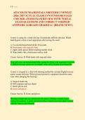 ATI CMS FUNDAMENTALS MIDTERM EXAM 1 & 2 NEWEST  2026&sol; 2027 PACKAGE DEAL&vert; LVN FUNDAMENTALS CMS  MID -TERM EXAM REVIEWS WITH COMPLETE REAL EXAM  QUESTIONS AND CORRECT VERIFIED ANSWERS&sol;  ALREADY GRADED A&plus; &lpar;BRAND NEW&excl;&excl;&rpar; 