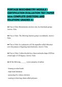 PORTAGE&lowbar;BIOCHEMISTRY&lowbar;MODULE&lowbar;1&lowbar;CERTIFICATION&lowbar;EVALUATION&lowbar;TEST&lowbar;PAPER