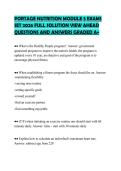 PORTAGE&lowbar;NUTRITION&lowbar;MODULE&lowbar;5&lowbar;EXAMS&lowbar;SET&lowbar;2026&lowbar;FULL&lowbar;SOLUTION&lowbar;VIEW&lowbar;AHEAD