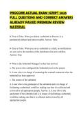 PROCORE&lowbar;ACTUAL&lowbar;EXAM&lowbar;SCRIPT&lowbar;2026&lowbar;FULL&lowbar;QUESTIONS&lowbar;AND&lowbar;CORRECT&lowbar;ANSWERS