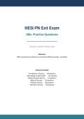 HESI PN Exit Exam 280&plus; Practice Questions &vert;  Comprehensive Review for the NCLEX-PN Examination 7th Edition