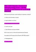 WGU D236 Objective Assessment Pathophysiology Exam &ndash; Verified&NewLine;Questions and Answers for an A Grade 2026&sol;2027