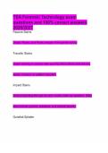 TSA Forensic Technology exam questions and 100&percnt; correct answers&NewLine;2026&sol;2027