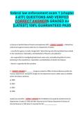 federal law enforcement exam 1 &lpar;chapter 4 ATF&rpar; EXAM QUESTIONS AND VERIFIED CORRECT ANSWERS GRADED A&plus; -LATEST 2026-2027- 100- GUARANTEED PASS&period;docx&NewLine;&NewLine;