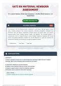 VATI RN Maternal Newborn Assessment 75&plus; &lpar;Latest Syllabus 2026&rpar; Exam Questions   Verified Model Answers   A&plus; Graded Bank
