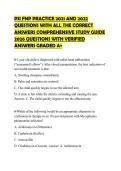 PSI&lowbar;FNP&lowbar;PRACTICE&lowbar;2021&lowbar;AND&lowbar;2022&lowbar;QUESTIONS&lowbar;WITH&lowbar;ALL&lowbar;THE&lowbar;CORRECT&lowbar;ANSWERS &lpar;3&rpar;