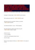 ADEX OSCE LATEST 2026&sol;2027&NewLine;ACTUAL EXAM QUESTIONS WITH&NewLine;CORRECT ANSWERS 100&percnt; VERIFIED&NewLine;GRADED A&plus;