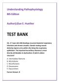 Understanding Pathophysiology 8th Edition by Sue E&period; Huether &ndash; Advanced Pathophysiology Exam Prep Test Bank &vert; 1&comma;500&plus; Clinical MCQs&comma; NGN-Style Questions&comma; Case Studies&comma; Integrated Rationales&comma; Disease Mechanisms&comma; System-Based Review&comma; NCLEX-RN&comma; BSN&comma; MSN & Medi