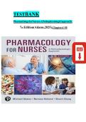 Test Bank for Pharmacology for Nurses A Pathophysiologic Approach 7th Edition Adams Chapters 1&ndash;50