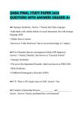 QABA FINAL STUDY PAPER 2026 QUESTIONS WITH ANSWERS GRADED A&period;