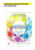 Test Bank for Fundamentals of Nursing 3rd Edition Chapters 1&ndash;42