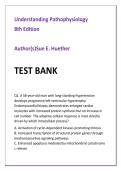Understanding Pathophysiology 8th Edition by Sue E&period; Huether &ndash; Advanced Pathophysiology Exam Prep Test Bank &vert; Clinical NCLEX&reg;-Style MCQs&comma; Case-Based Reasoning&comma; Integrated Rationales & Higher-Order Disease Mechanisms