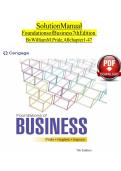 Solutions Manual for Foundations of Business 7th Edition Pride Chapters 1&ndash;47
