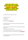 YYZ AVOP Test&semi;DA Sample &semi;YVR D-AVOP Practice Theory &semi;D&sol;A AVOP Test&semi;AVOPYYZ AVOP Speed Limits&semi;AVOP QUIZ PART 1&comma;2&3 EXAM QUESTIONS AND VERIFIED CORRECT ANSWERS GRADED A&plus; -LATEST 2026-2027- 100- GUARANTEED PASS&period;docx