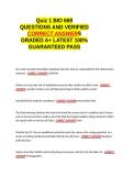 Quiz 1 BIO 669 EXAM QUESTIONS AND VERIFIED CORRECT ANSWERS GRADED A&plus; -LATEST 2026-2027- 100- GUARANTEED PASS&period;docx&NewLine;&NewLine;