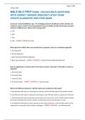 NMLS MLO PREP EXAM &ndash;150 ACCURATE QUESTIONS &NewLine;WITH CORRECT ANSWER 2026&sol;2027 LATEST EXAM &NewLine;UPDATE GUARANTEE HIGH PASS MARK