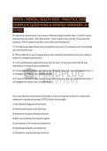 PSYCH &sol; MENTAL HEALTH HESI &ndash; PRACTICE 2025&NewLine;COMPLETE QUESTIONS & VERIFIED ANSWERS &lpar;A&plus;&NewLine;GUIDE&rpar;&NewLine;