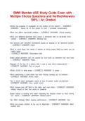 BMW Member ASE Study Guide Exam with Multiple Choice Questions and Verified Answers 100&percnt;