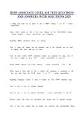 BMW ASSOCIATE LEVEL ASE TEST QUESTIONS AND ANSWERS WITH SOLUTIONS 2026