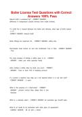Boiler License Test Questions with Correct Answers 100&percnt; Pass&period;