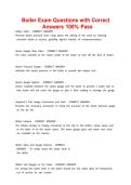 Boiler Exam Questions with Correct Answers 100&percnt; Pass&period;