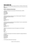 Test Bank for Network Defense and Countermeasures&colon; Principles and Practices&comma; 4th Edition by William Easttom &lpar;2024&rpar; &ndash; Complete Chapters 1&ndash;17 Exam Questions & Study Guide