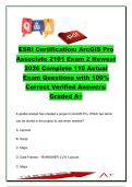 ESRI ArcGIS Pro Associate 2101 Certification Exam 2026 &ndash; 110&plus; Practice Questions on ArcGIS Online&comma; Spatial Analysis&comma; Geoprocessing&comma; Raster & Vector Data&comma; Web Maps & GIS Workflows